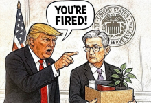 又打算干什么？特朗普发布“解雇鲍威尔”的漫画-程序员中文网